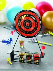 Mini Darts Shot Set Oyunu (Eğlenceli ve Hızlı Dart İçki Oyunu)
