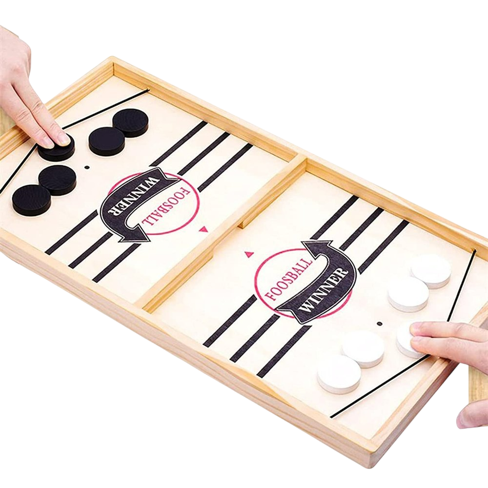 Sling Puck Oyunu - Hızlı Tempolu Kayışlı Hockey Tablo Oyunu, Aile ve Parti Eğlencesi İçin İdeal