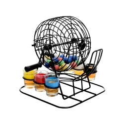 Bingo İçki Oyunu Shot Bardakları ile - Şansınızı Test Edin, Eğlenceli İçki Oyunu!
