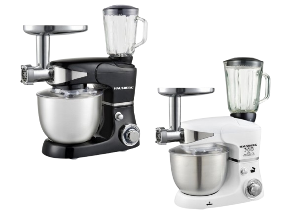 HAUSBERG 3'ü 1 Arada Mutfak Robotu - Et Çekme, Standlı Mikser ve Blender