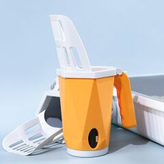 Tek Parça Kedi Kumu Küreği - Ergonomik Tasarımlı Temizlik Aracı