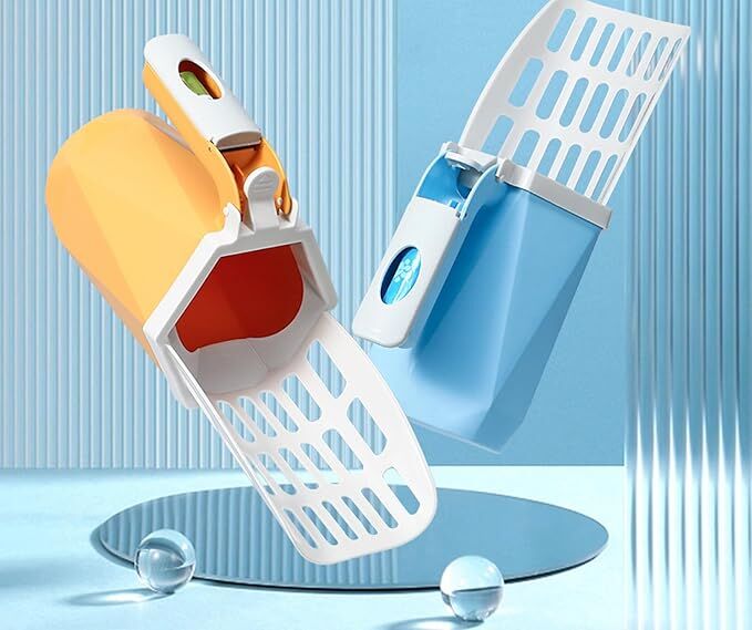 Tek Parça Kedi Kumu Küreği - Ergonomik Tasarımlı Temizlik Aracı