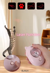 2’si 1 Arada Lazer ve Kedi Tarağı – Yumuşak Silikon Masaj Tarağı ve Kedi Oyuncağı