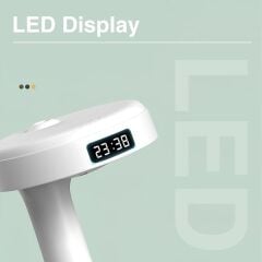 Anti-Gravite Ultrasonik Hava Nemlendirici – Soğuk Buhar 800 ml LED Gösterge Saatli, Ultra Hafif