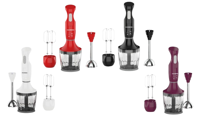 HAUSBERG 3'ü 1 Arada Blender, Mikser, Doğrayıcı Seti