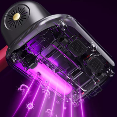 Kablosuz Akar Toz Temizleme Vakumu 3600mAh UV-C Akar Temizleyici Ev Temizlik Cihazı