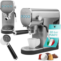 PROFICOOK Espresso Makinesi (Nespresso Kapsül Uyumlu, 20 Bar, 1150–1360 W)