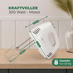 CLATRONIC 2'si 1 Arada El Mikseri ve Blender (300 W)