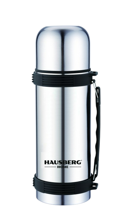HAUSBERG Çift Duvarlı Vakumlu Seyahat Termosu | 750ML Kapasite & 15 Saat Isı Koruma