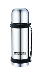 HAUSBERG Çift Duvarlı Vakumlu Seyahat Termosu | 750ML Kapasite & 15 Saat Isı Koruma
