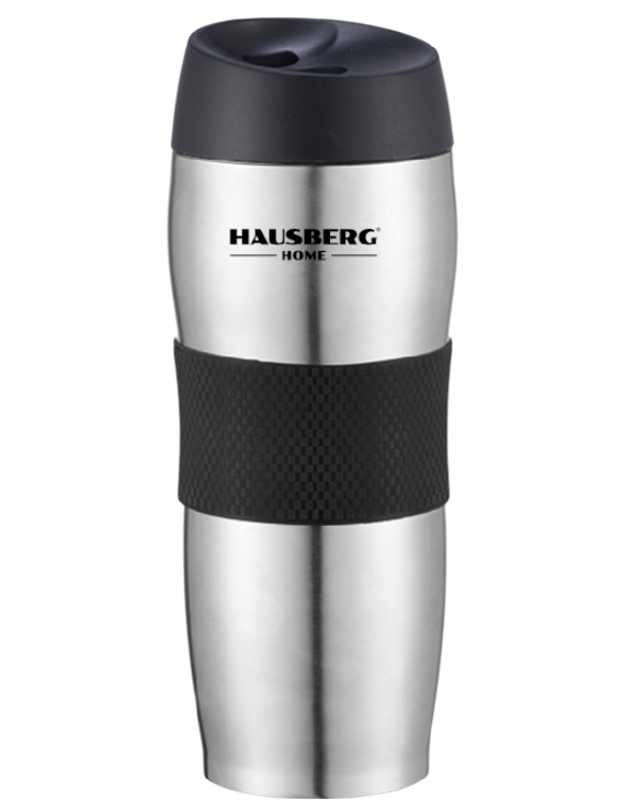 HAUSBERG Vakumlu Termos Bardak | 450ML Kapasite & 12 Saat Sıcak Tutma