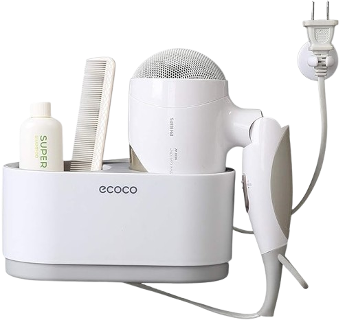 ECOCO Çok Amaçlı Banyo Organizeri – Kurutma Makinesi ve Aksesuar Askısı