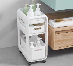 ECOCO Tekerlekli Çok Katlı Çantalık ve Raf