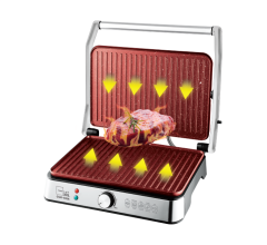 NEWAL Tost Makinesi - XXL Büyük Boy (6 Dilim)