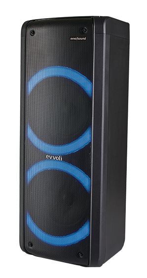 EVVOLI Party Box - Bluetooth Hopartör & Mikrofonlu Eğlence Sistemi