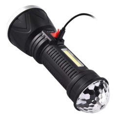 POWERMASTER 9+1 Ledli Mini Disko Toplu Şarjlı El Feneri