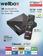 WELLBOX MAX4 4K Android Box (4GB + 32GB)