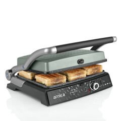 ARNICA Diamond Granit Izgaralı Tost Makinesi - Yeşil/Mor